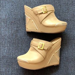 Michael Antonio Vegan Faux Leather Wedges